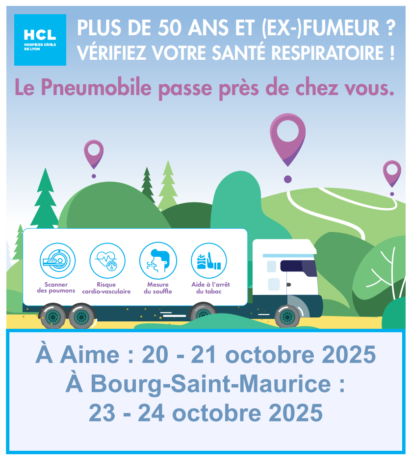 Pneumobile : dépistage cancer, santé respiratoire