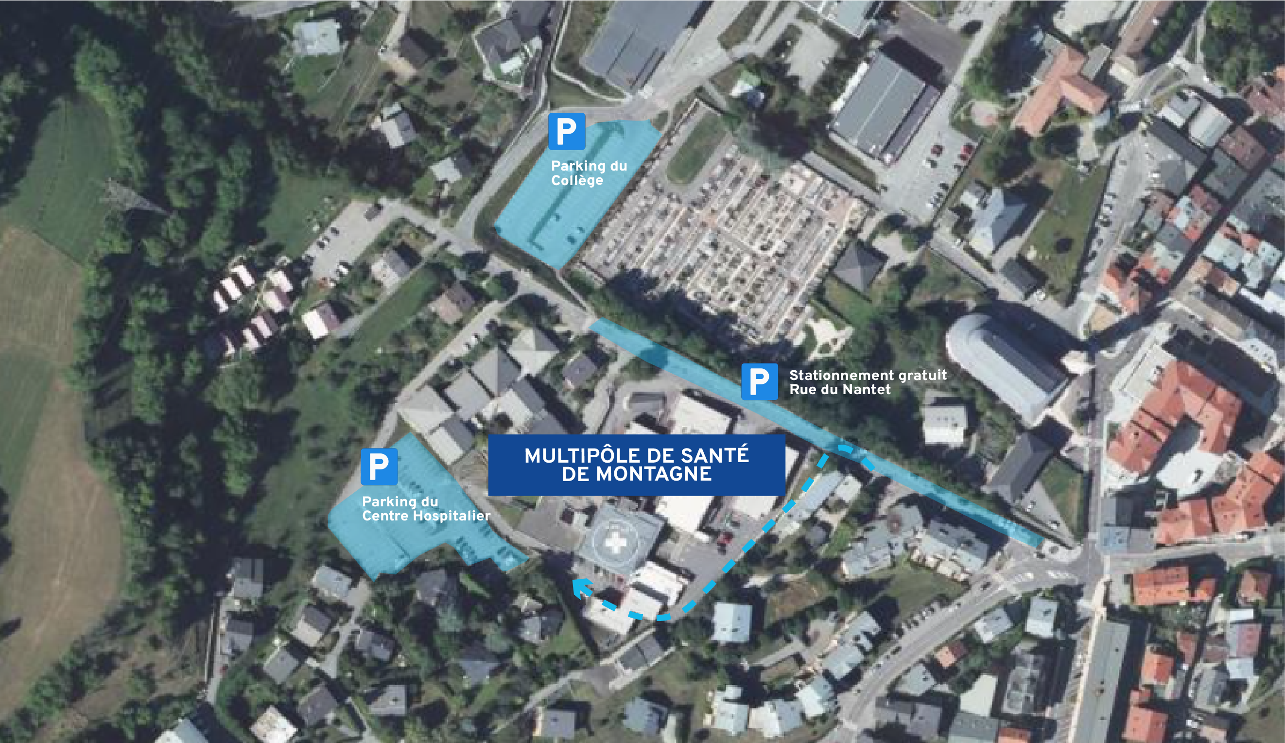 Plan du Multipôle de Santé de Montagne